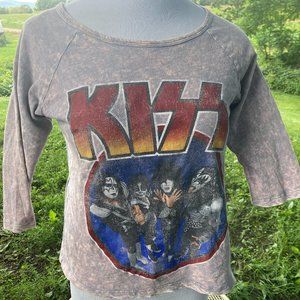Kiss cotton T-shirt